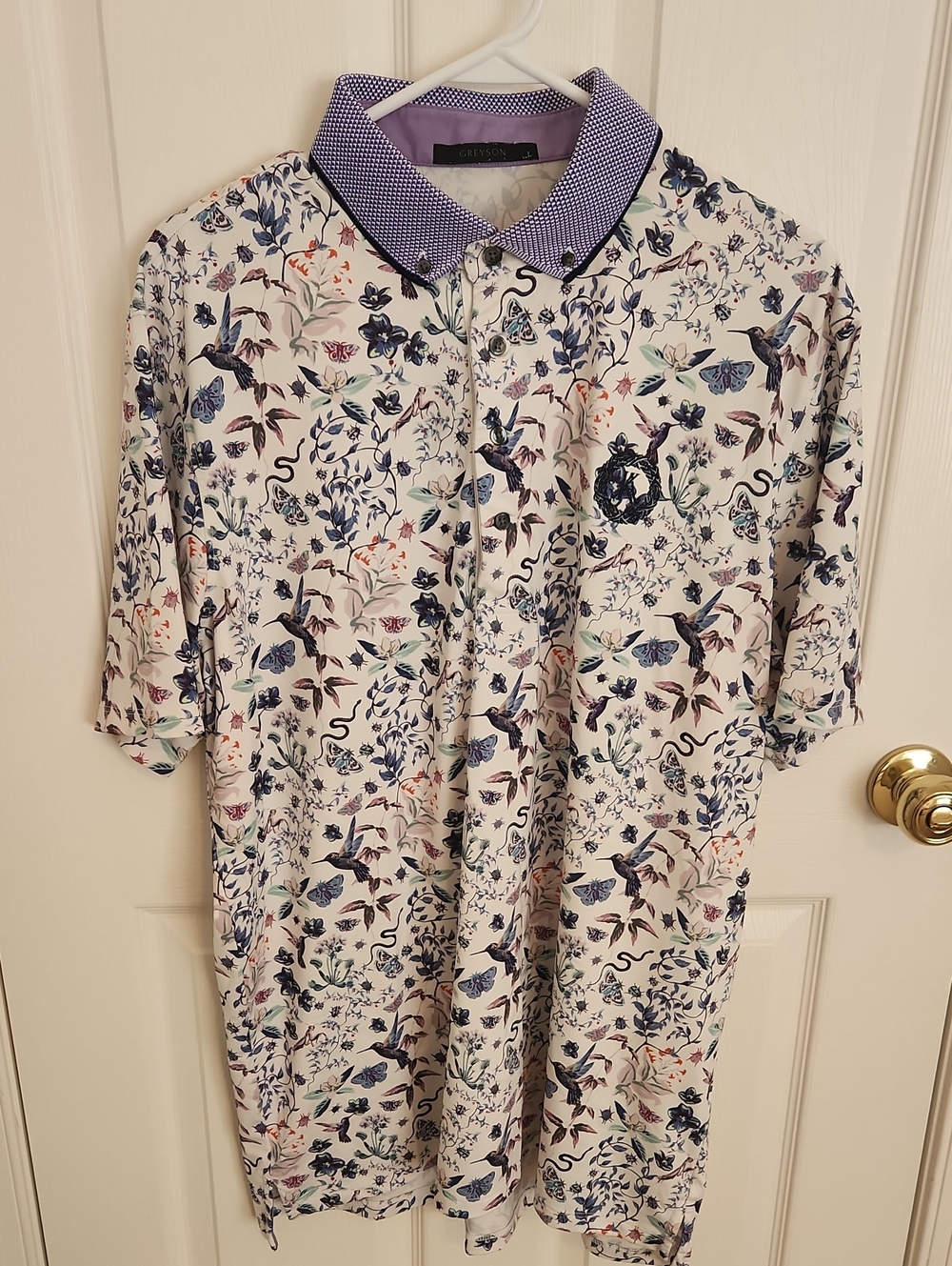 Greyson Clothiers Whimsical World Polo In Arctic - Picture 1 of 3